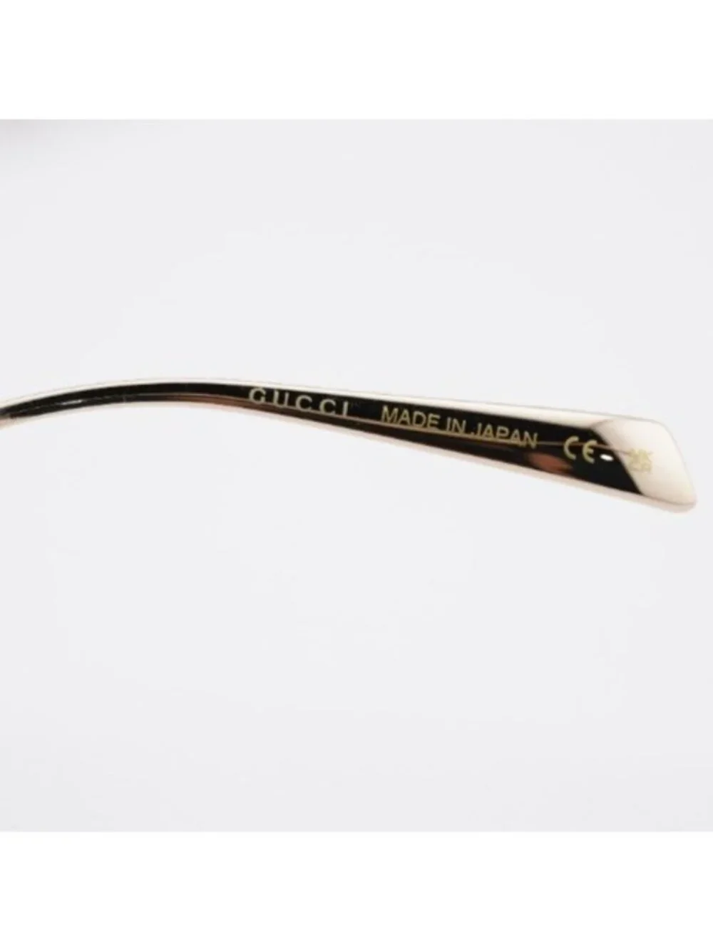 Gucci GG1972OA 001 Eyeglasses Black / Gold 54mm Square Frame